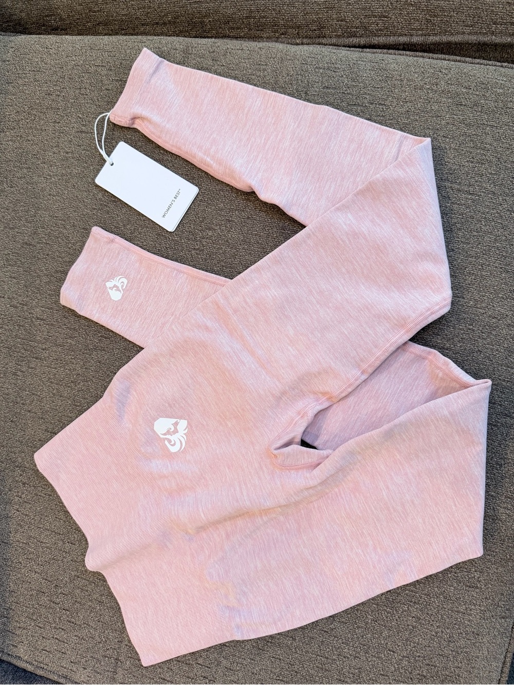 Women’s Best baby pink leggings